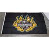 Image 1 : HARLEY DAVIDSON FLAG, APPROX 5' X 35"