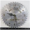 Image 1 : CUSTOM MADE SAW BLADE WALL CLOCK