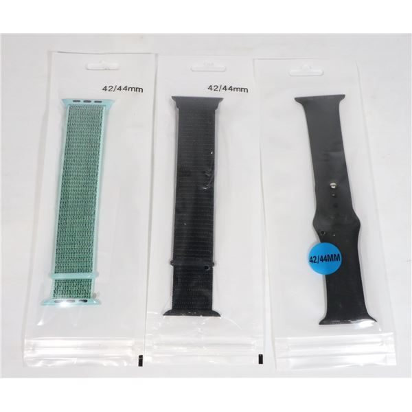 THREE NEW 42MM/ 44MM SMART WATCH BANDS