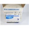 Image 1 : CASE OF NITRILE EXAMINATION GLOVES SIZE MEDIUM