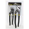 Image 1 : NEW FIX IT! 2 PACK GROOVE JOINT PLIERS SET