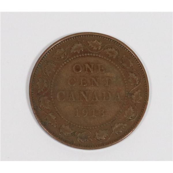 1913 CANADIAN ONE CENT COIN