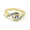 Image 1 : GOLD PLATED SILVER TANZANITE WHITE TOPAZ(0.45CT)