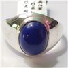 Image 1 : SILVER LAPIS LAZULI(4.35CT) RING (~SIZE 10)