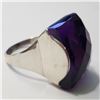 Image 2 : SILVER AMETHYST RING (~SIZE 9)(~WEIGHT 11.88G)