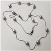 Image 1 : SILVER FRESHWATER PEARL BRACELET & NECKLACE SET