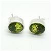 Image 1 : SILVER PERIDOT QUARTZ(7.1CT) HAND MADE EARRINGS