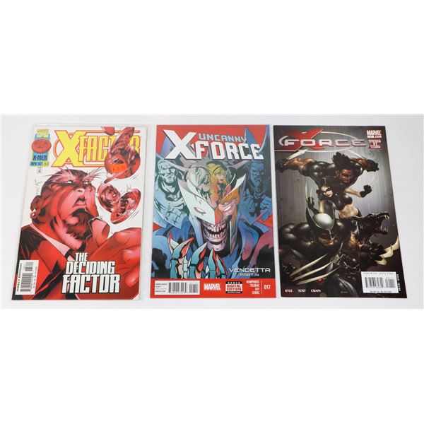 LOT OF MARVEL X-FORCE COMICS