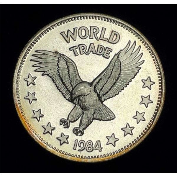1984 World Trade Eagle One World Trade Unit 1 ozt .999 Silver