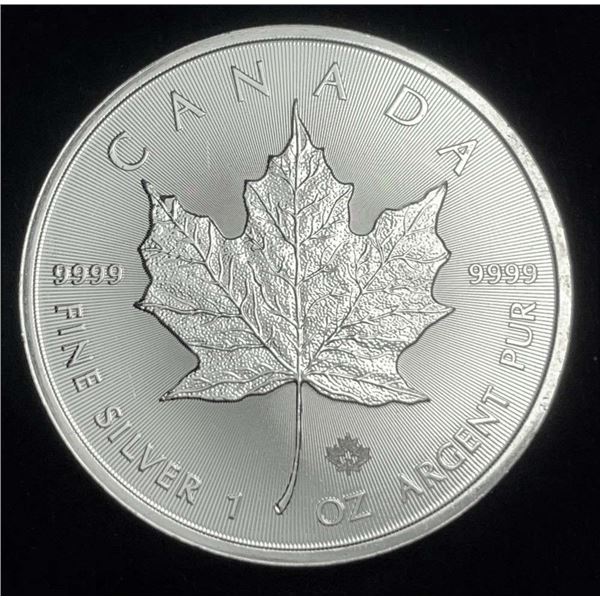 2021 Canada $5 Maple Leaf 1 ozt .9999 Silver