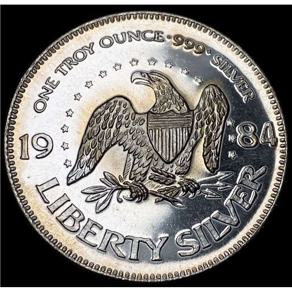 1984 A-Mark "Life Liberty Happiness" Proof 1 ozt .999 Silver