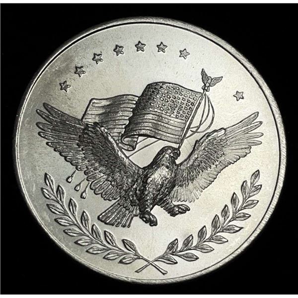 American Flag Eagle 1 ozt .9999 Silver Trade Unit