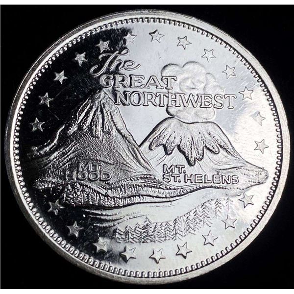 The Great Northwest Proof 1 ozt .999 Silver