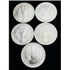 Image 1 : (5) WW2 2013 War In The Pacific 1/2 ozt Commemorative .999 Silver