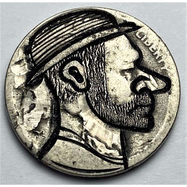 Hand Carved Hobo Nickel