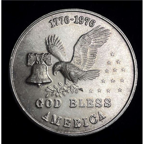 1776-1976 God Bless America Tri-State Refining 1 ozt .999 Silver