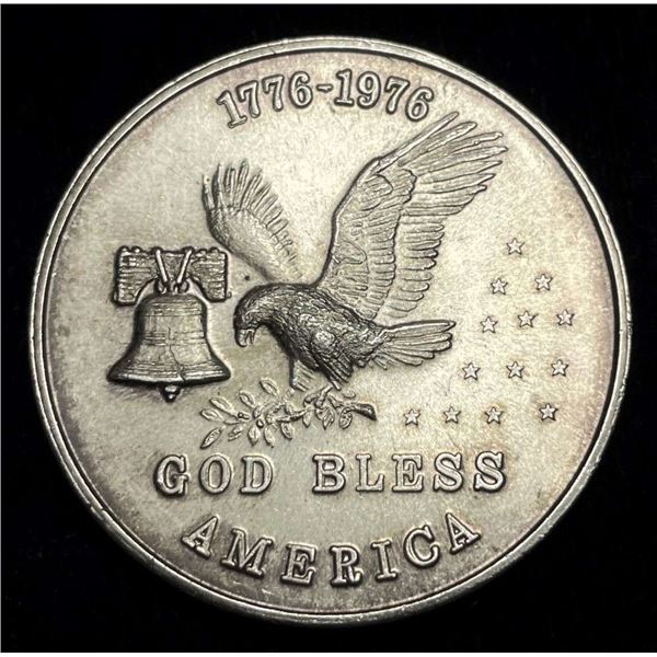 1776-1976 God Bless America Tri-State Refining 1 ozt .999 Silver