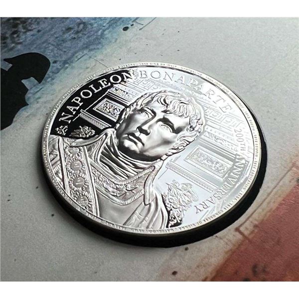 2021 Napoleon .999 Silver 1 ozt St. Helena High Relief