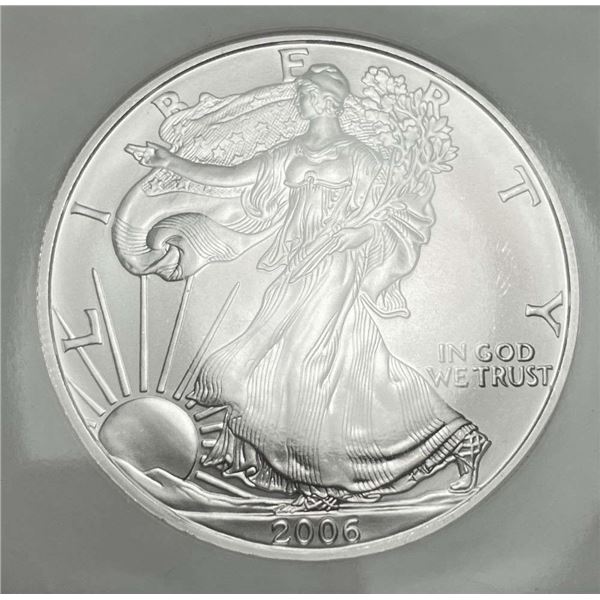 2006 American Silver Eagle NGC Gem Uncirculated First Strikes