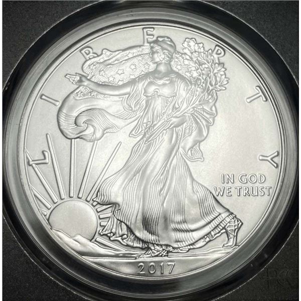 2017 American Silver Eagle First Strike PCGS MS70