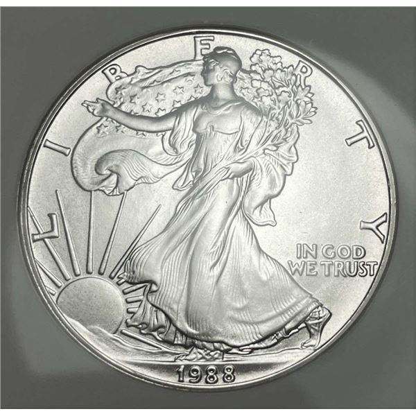 1988 American Silver Eagle NGC MS69