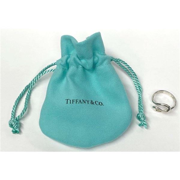 Tiffany & Co. Elsa Peretti Wave Ring .925 Sterling Silver