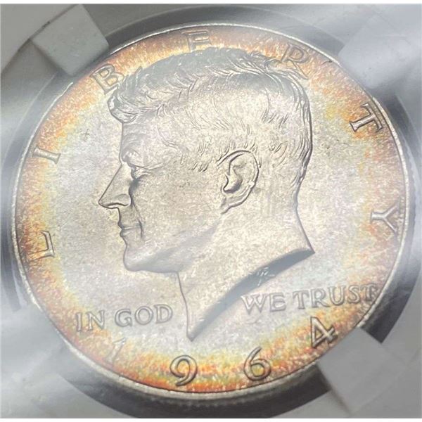 1964-D Kennedy Silver Half Dollar MS67