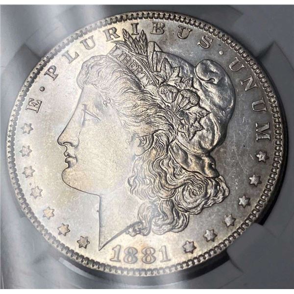 1881-O Morgan Silver Dollar MS64 DMPL