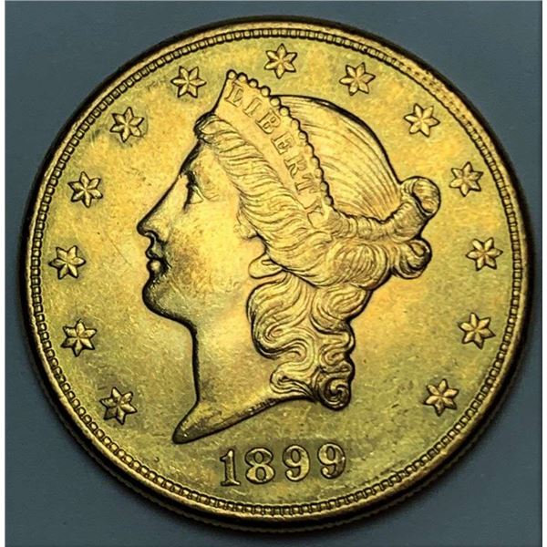 1899-S Gold $20 Liberty Head MS63