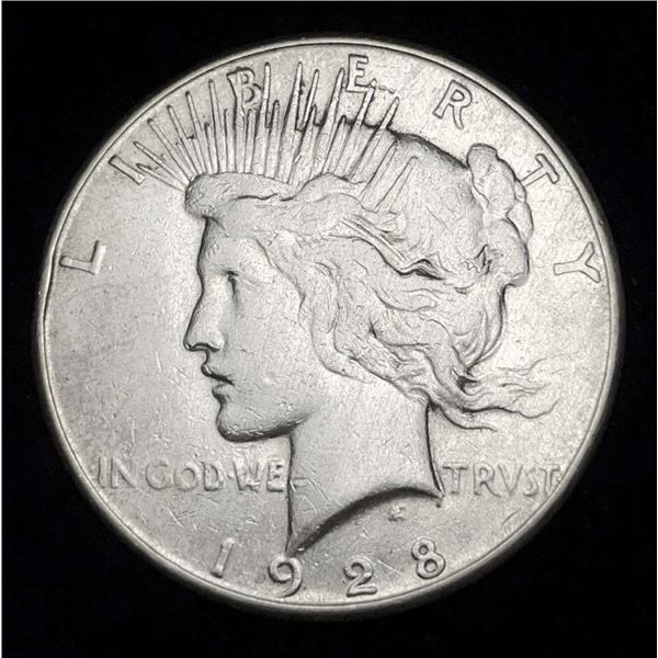1928-S Peace Silver Dollar XF