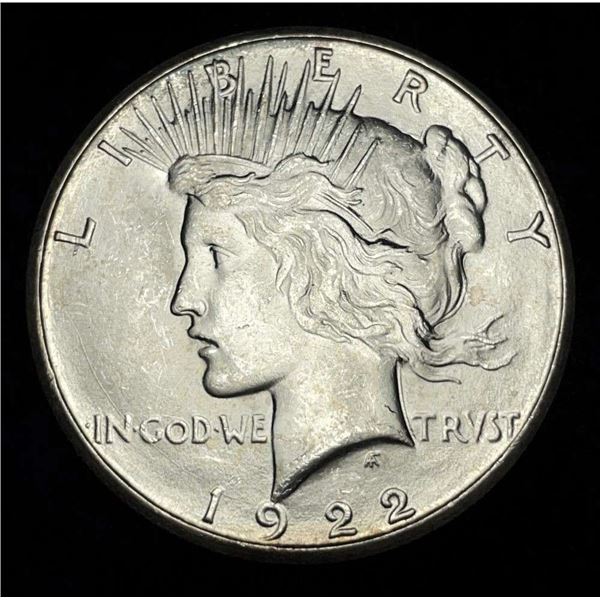 1922-S Peace Silver Dollar MS64