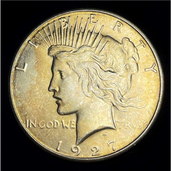 1927-S Peace Silver Dollar MS64+