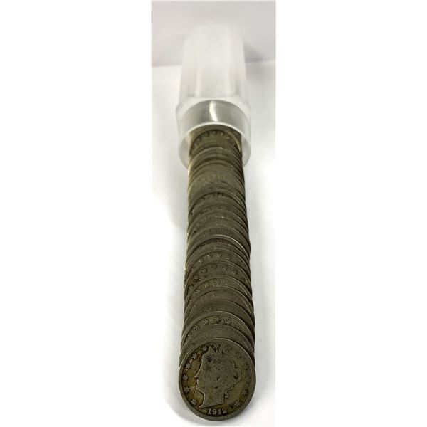 Roll (40-coins) Mixed Year Liberty "V" Nickels