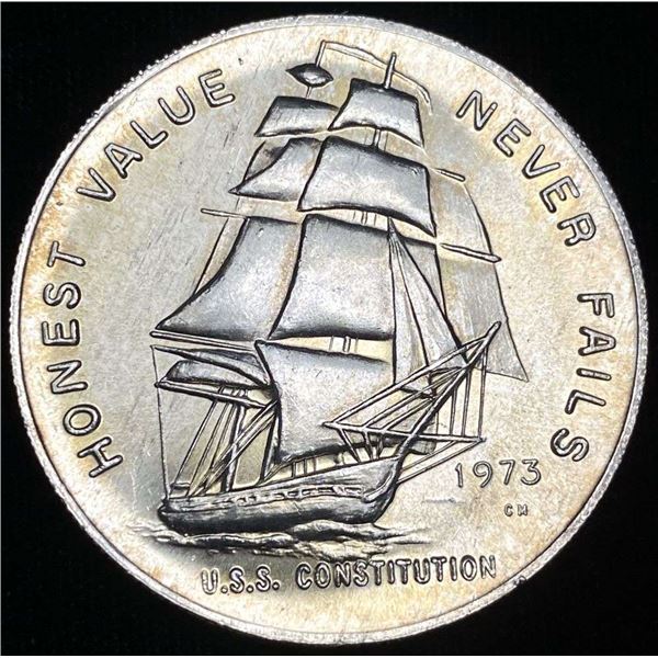 1973 "Honest Value Never Fails" Constitution Mint 1 ozt Silver