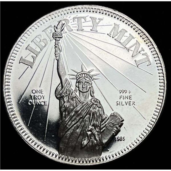 1986 Liberty Mint Constitution Proof 1 ozt .999 Silver