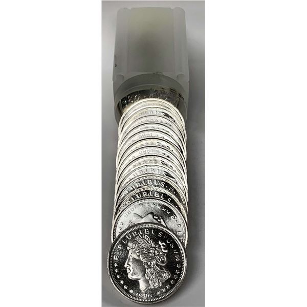 Roll (20-coins) 1986 Morgan Design 1 ozt .999 Silver Trade Unit