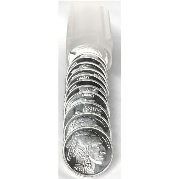 Roll (20-coins) 2015 Buffalo 1 ozt .999 Silver