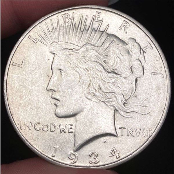 1934-D Peace Silver Dollar MS63