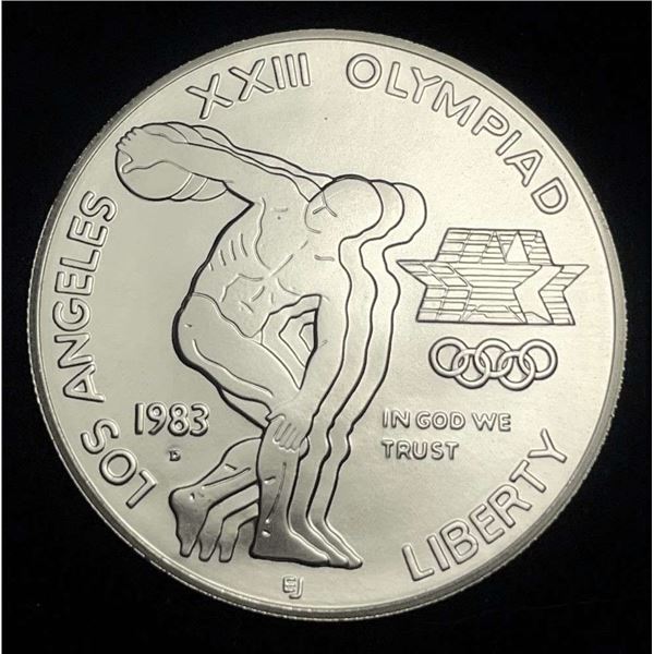 1983-D Olympic Commemorative Silver Dollar