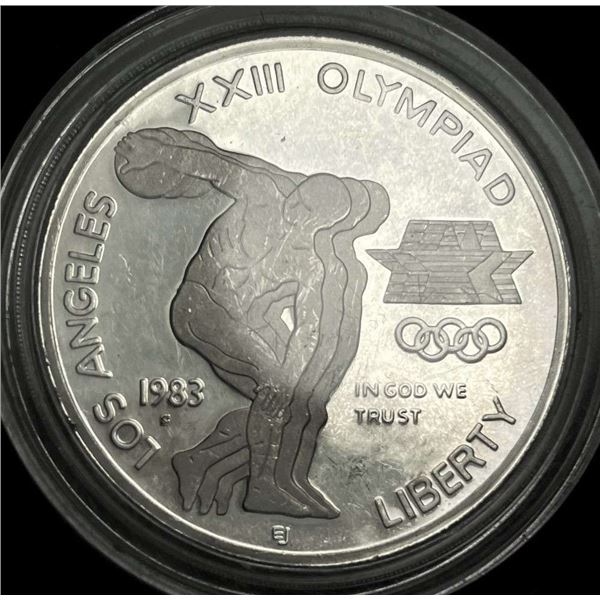 1983-S Olympic Proof Commemorative Silver Dollar