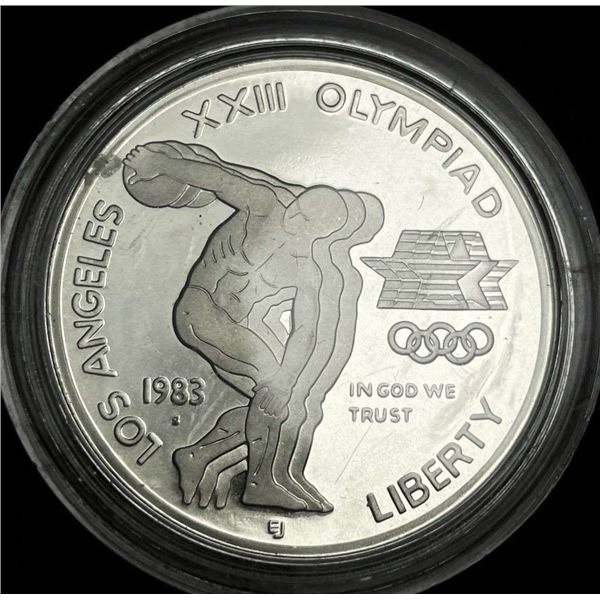 1983-S Olympic Proof Commemorative Silver Dollar