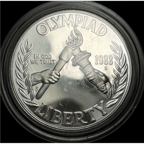1988-S Olympic Proof Commemorative Silver Dollar