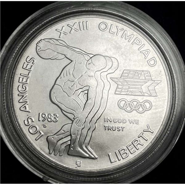 1983-D Olympic Commemorative Silver Dollar