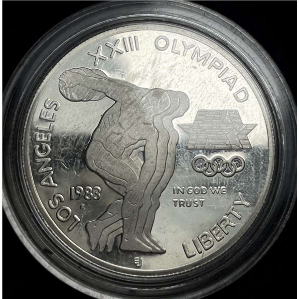 1983-S Olympic Proof Commemorative Silver Dollar
