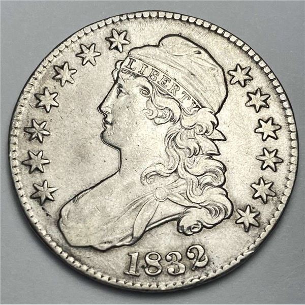 1832 Capped Bust Half Dollar XF+