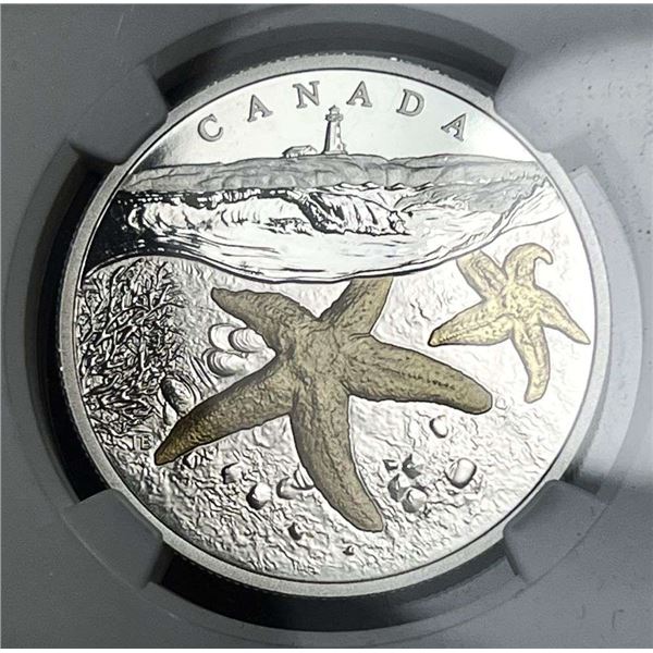 2017 Gilt Canada $20 Atlantic Starfish Silver NGC PF69 Ultra Cameo Early Releases