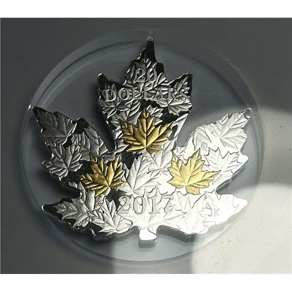 2017 Gilt Canada $20 Maple Leaf Silver NGC PF69 Ultra Cameo Early Releases