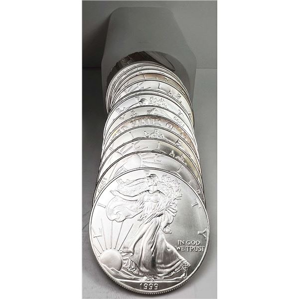 Original Treasury Roll (20-coins) 1999 American Silver Eagle