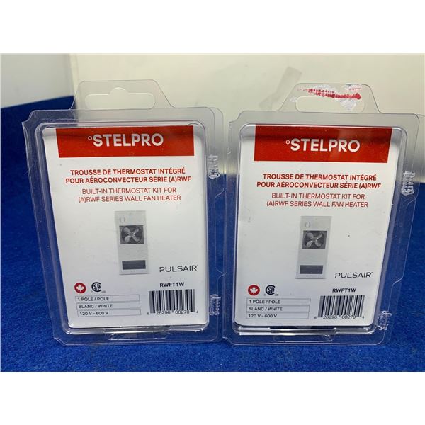 Stelpro Built in Thermostat kit for wall fan heater Lot of 2