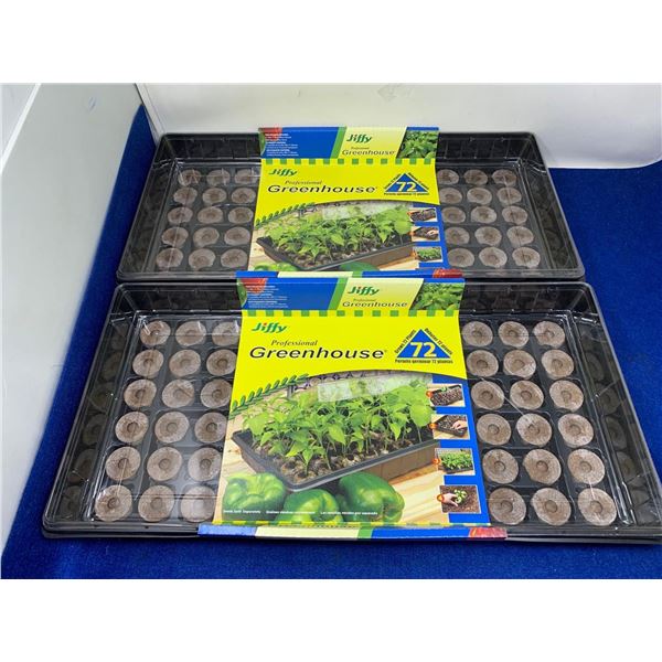 Jiffy Greenhouse Lot Of 2